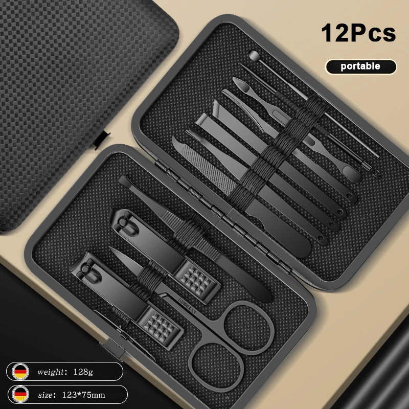 Kit Manicure e Pedicure in Acciaio Inox
