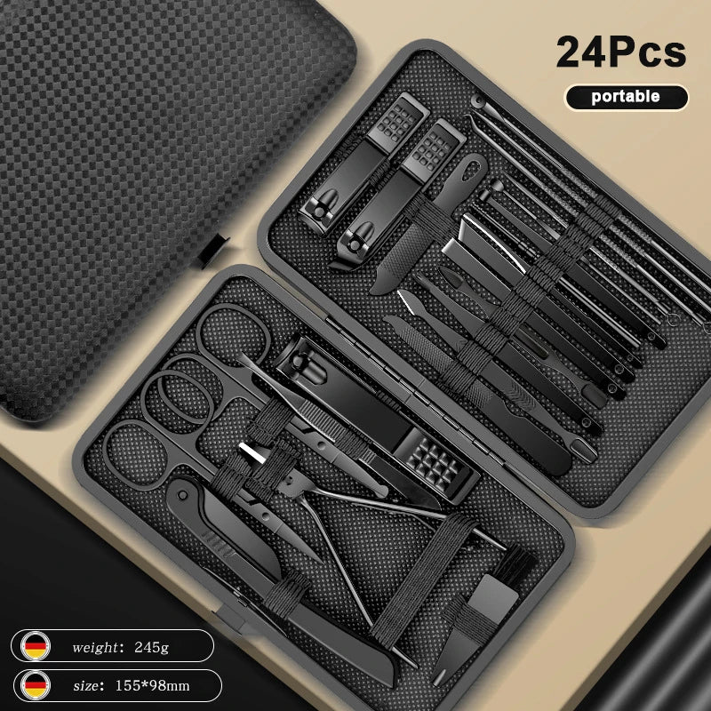 Kit Manicure e Pedicure in Acciaio Inox