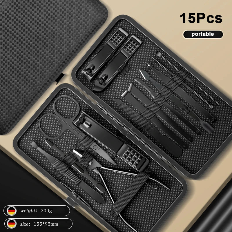 Kit Manicure e Pedicure in Acciaio Inox